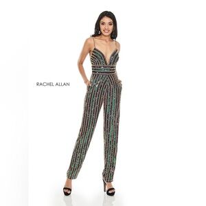 Rachel Allan Jumpsuit Size 12 
Style No. 7028